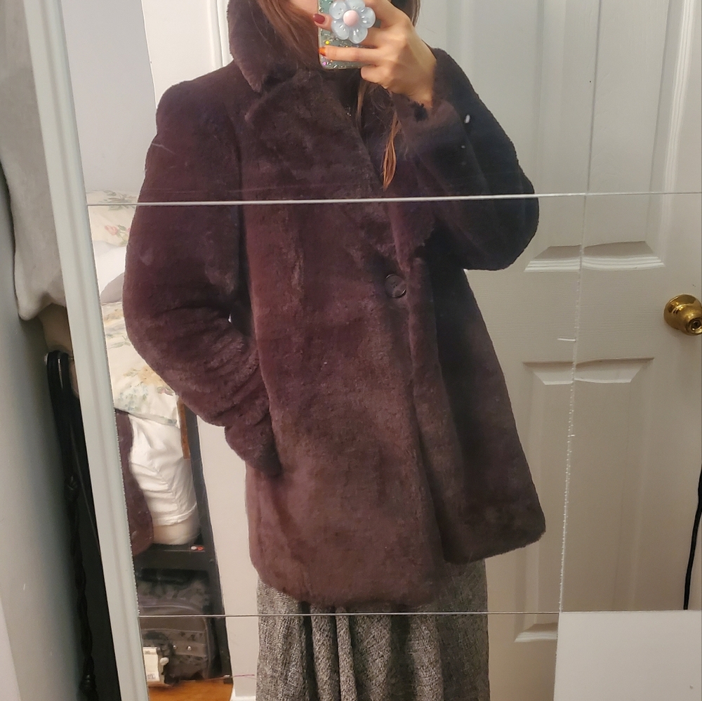 Zara faux fur jacket